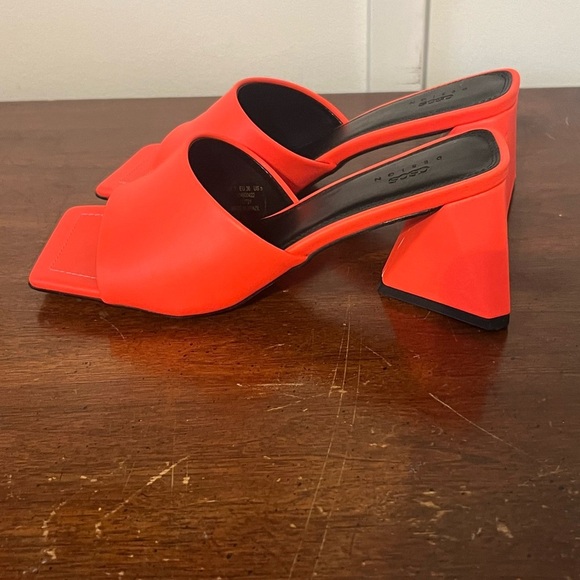 ASOS Women's Vibrant Orange Mules SIZE 5 - Picture 2 of 8